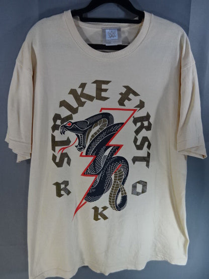 ランディ・オートン Tシャツ①(WWE(2024) / ベージュ)