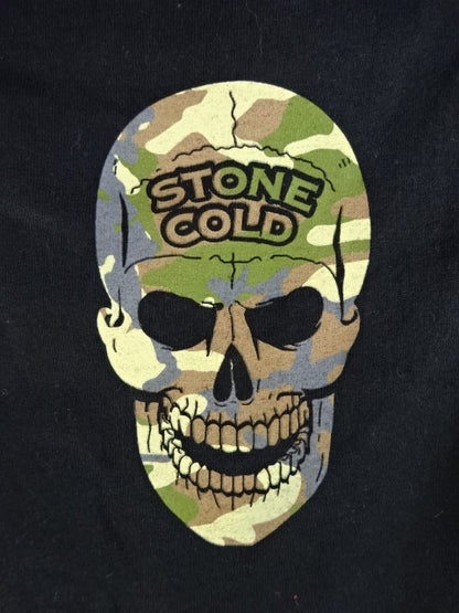ストーンコールド・スティーブ・オースチン ノースリーブTシャツ①(WWE(2013) / ブラック)