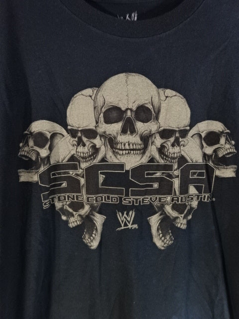 ストーンコールド・スティーブ・オースチン Tシャツ②(WWE(2011) / ブラック)