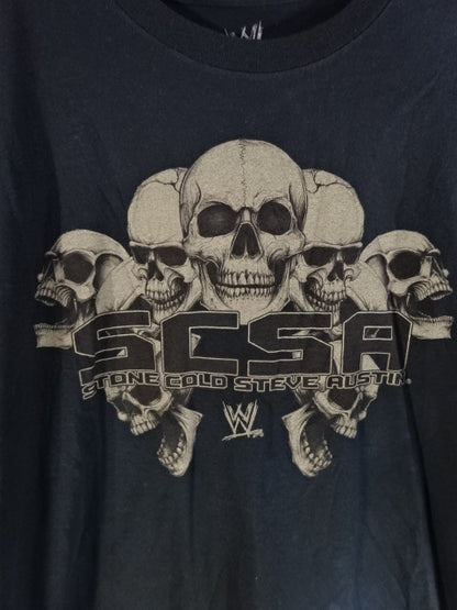 ストーンコールド・スティーブ・オースチン Tシャツ②(WWE(2011) / ブラック)