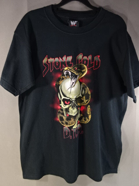 ストーンコールド・スティーブ・オースチン Tシャツ①(WWF / ブラック)