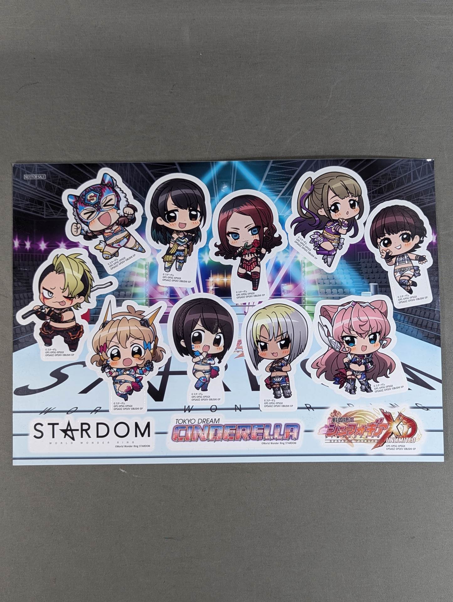 STARDOM×戦姫絶唱シンフォギアXD UNLIMITED メモリア風ステッカー