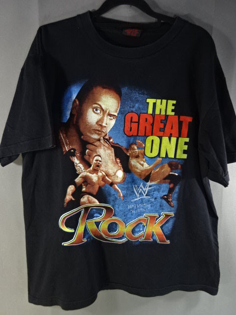 ザ・ロック ピクチャーTシャツ①(ブートレッグ / ブラック)