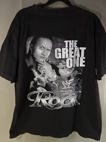 ザ・ロック ピクチャーTシャツ①(ブートレッグ / ブラック)