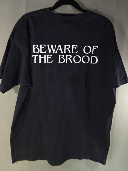 ザ・ブルード(エッジ＆クリスチャン＆ギャングリル) ピクチャーTシャツ①(WWF(1998) / ブラック)