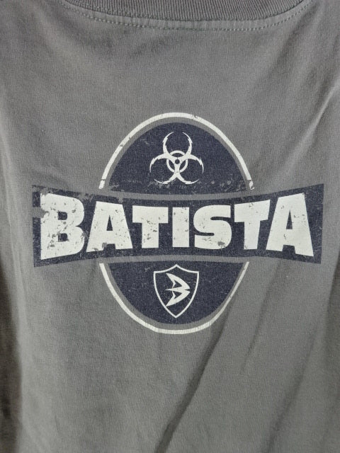 バティスタ Tシャツ①(WWE(2013) / カーキ)