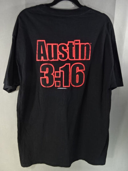 Stone Cold Steve Austin T-Shirt (5) (WWE (2005) / Black)