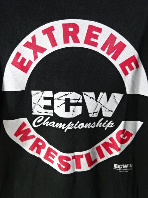 ECW ロゴTシャツ①(WWE(2013)/ ブラック)