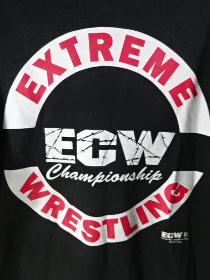 ECW ロゴTシャツ①(WWE(2013)/ ブラック)