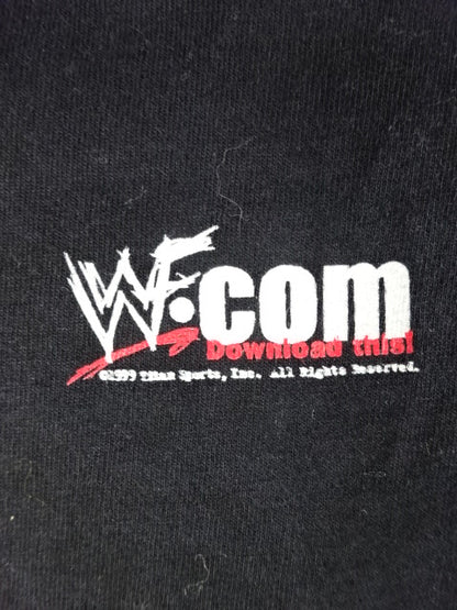 ストーンコールド・スティーブ・オースチン ノースリーブTシャツ①(WWF(1999) / ブラック)