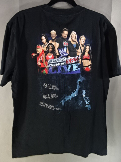SMACKDOWN ECW LIVE JAPAN 2009 Tシャツ(WWE(2009) / ブラック)
