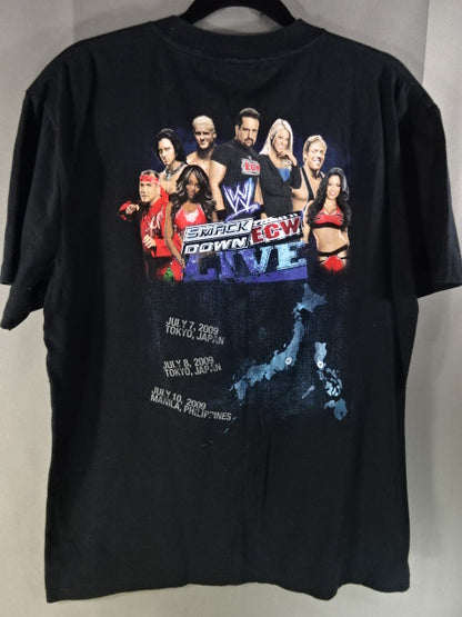 SMACKDOWN ECW LIVE JAPAN 2009 Tシャツ(WWE(2009) / ブラック)