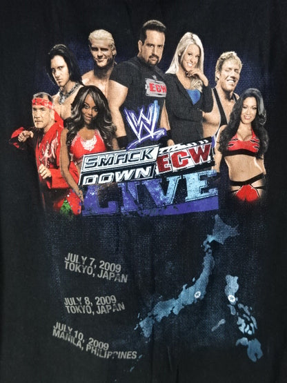 SMACKDOWN ECW LIVE JAPAN 2009 Tシャツ(WWE(2009) / ブラック)