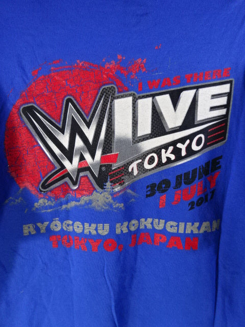 WWE LIVE TOKYO 2017 Tシャツ(WWE(2017) / ブルー)