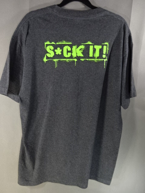 D-GENERATION X ロゴTシャツ①(WWE(2007) / グレー)