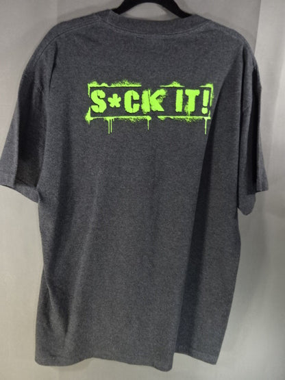 D-GENERATION X ロゴTシャツ①(WWE(2007) / グレー)