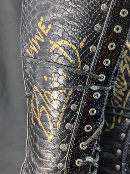 ブレア・ダヴェンポート(ビー・プレストリー) ★WWE 実使用 リングシューズ★