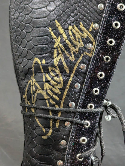 ブレア・ダヴェンポート(ビー・プレストリー) ★WWE 実使用 リングシューズ★