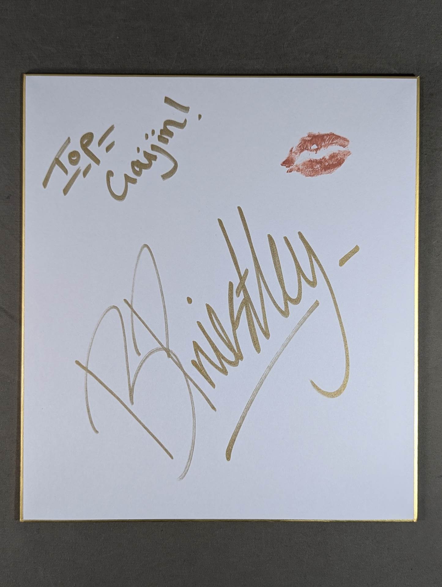 Bea Priestley  (with kiss marks)