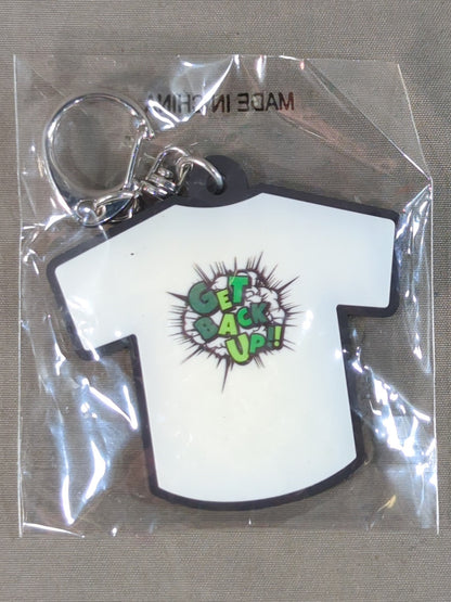 YOSHI-HASHI 新日本プロレス ロゴTシャツラバーキーホルダー