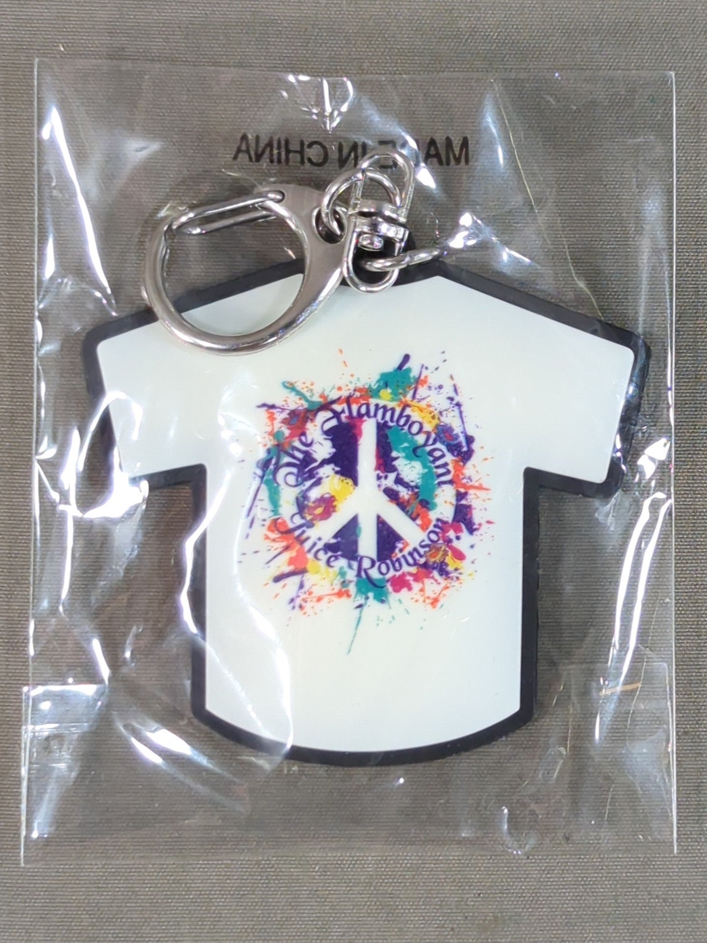 ジュース・ロビンソン 新日本プロレス ロゴTシャツラバーキーホルダー