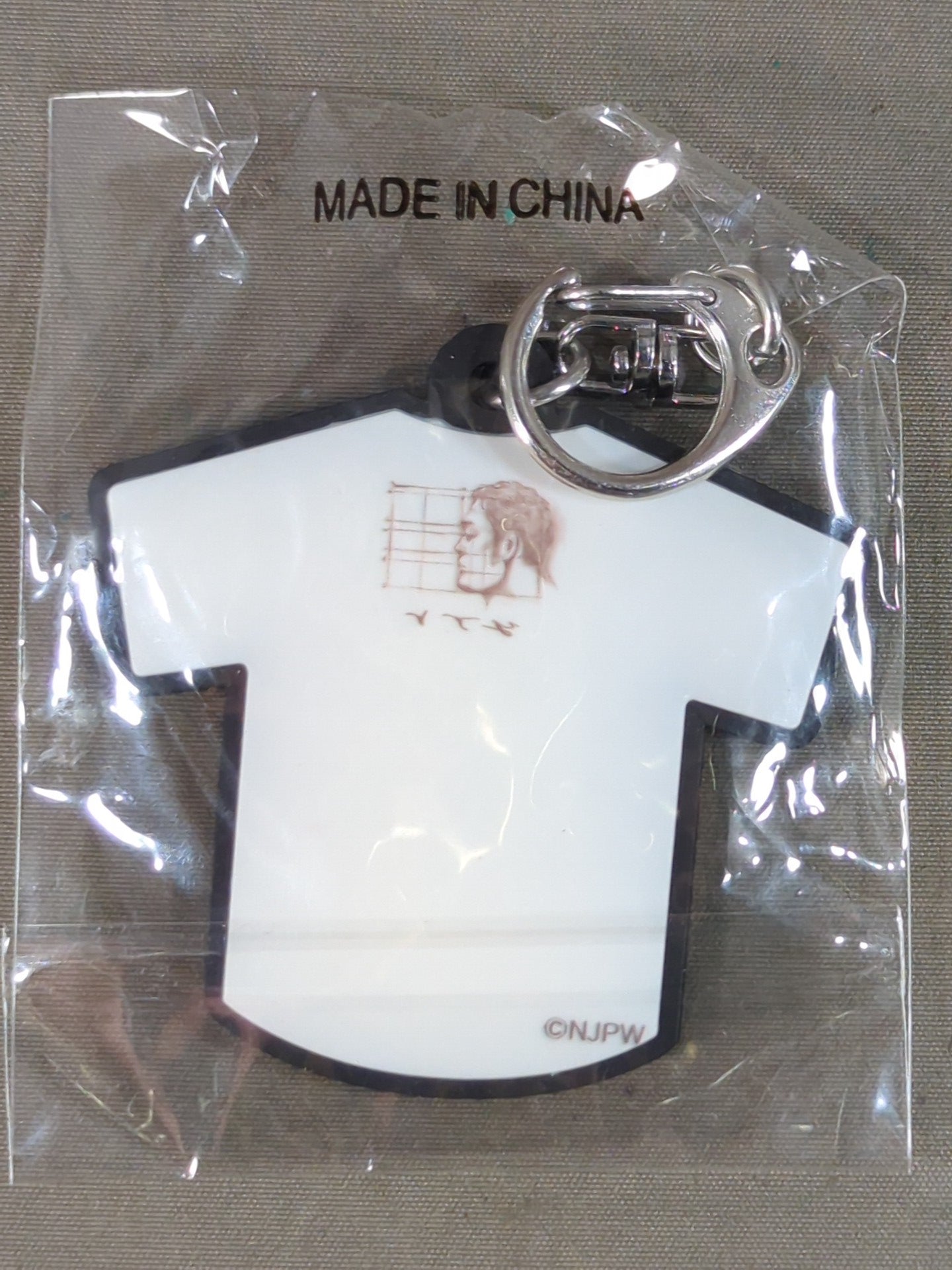 矢野通 新日本プロレス ロゴTシャツラバーキーホルダー