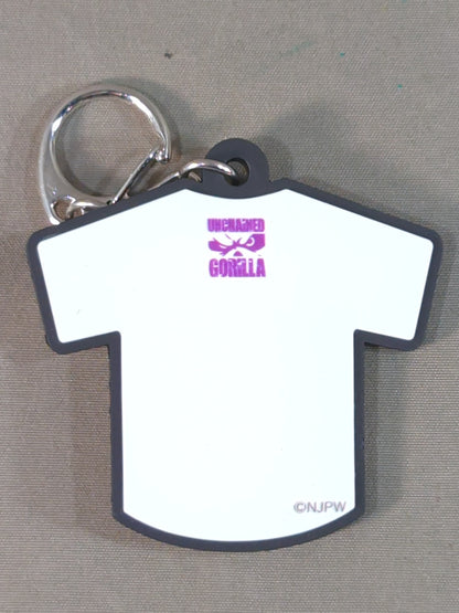 真壁刀義 新日本プロレス ロゴTシャツラバーキーホルダー