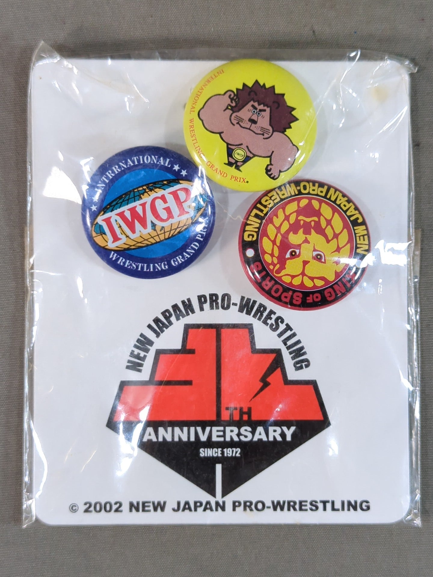 ★30TH ANNIVERSARY★ 新日本プロレス 缶バッジセット
