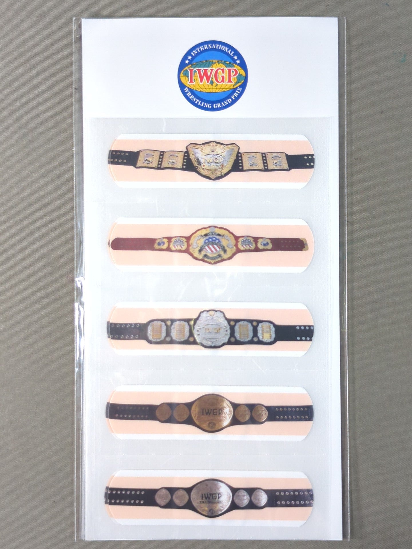 ★非売品★ 新日本プロレス チャンピオンベルト絆創膏