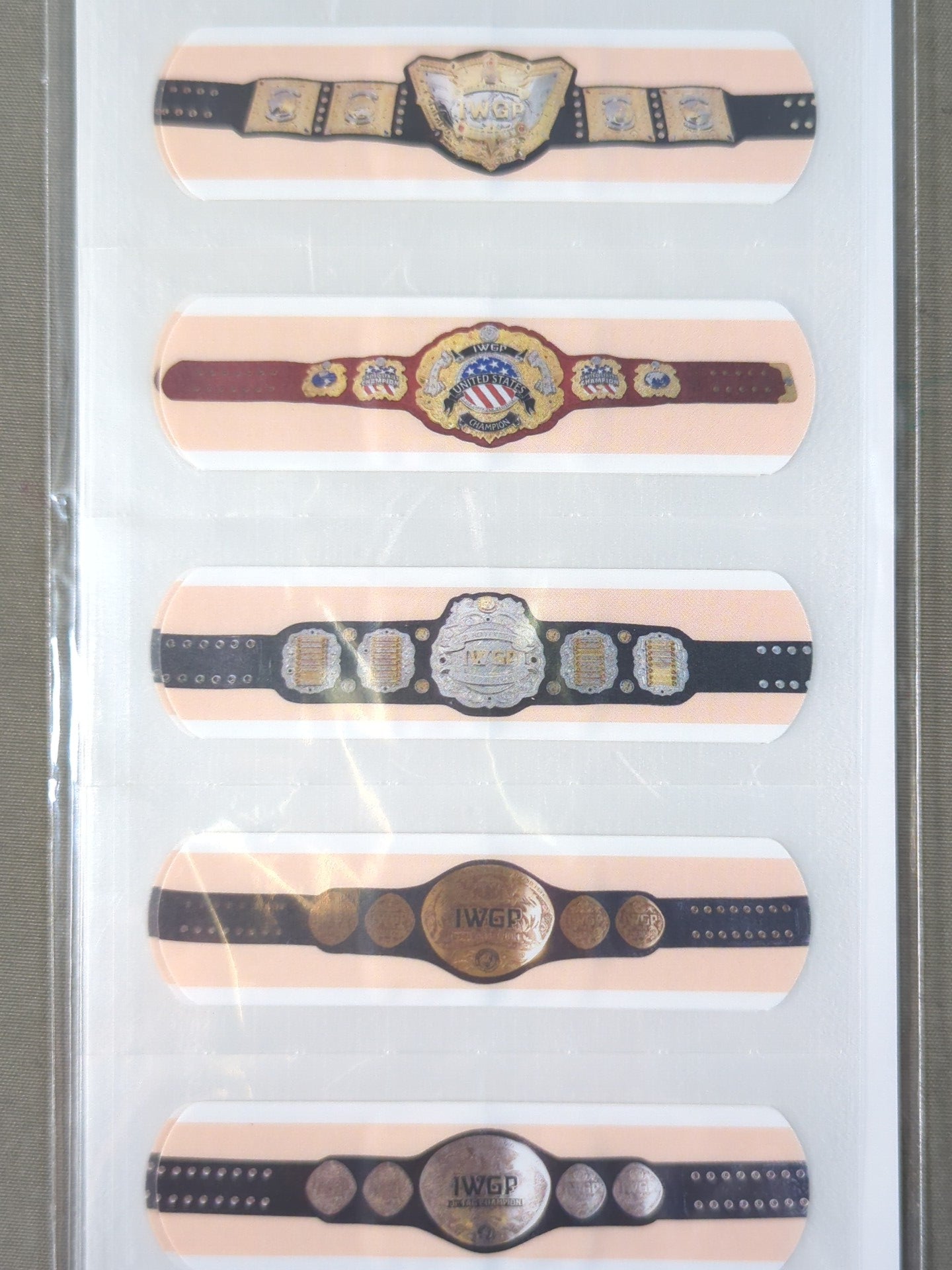 ★非売品★ 新日本プロレス チャンピオンベルト絆創膏