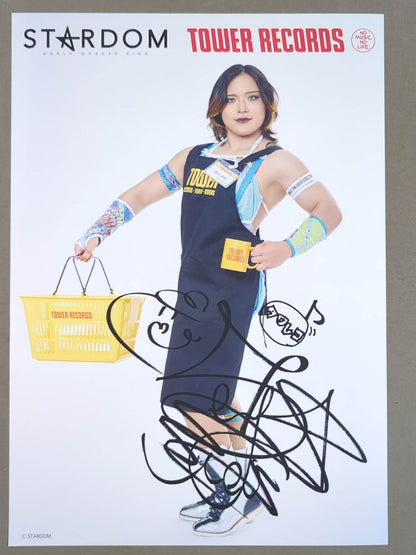 飯田沙耶 スターダム×TOWER RECORDS 2025 ポートレート