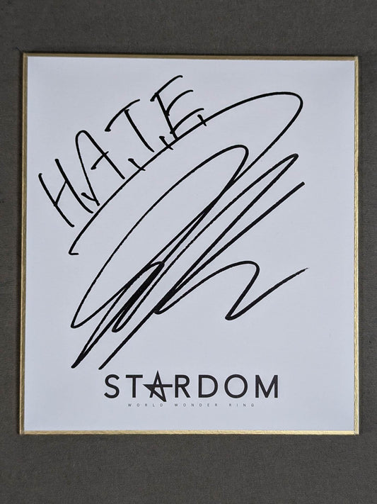 刀羅ナツコ(STARDOMミニ色紙)