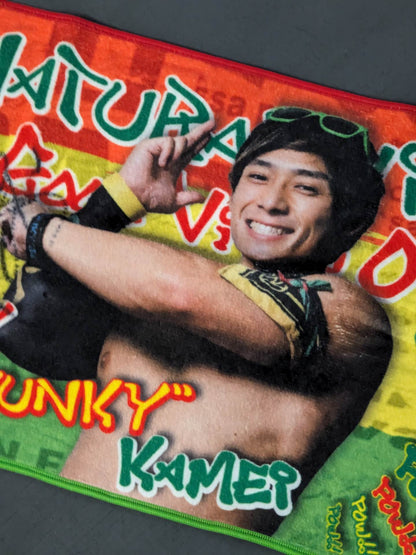 【直筆サイン入り】JACKY”FUNKY”KAMEI 選手応援タオル(B)