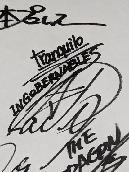 ★LOS INGOBERNABLES de JAPON★ 5選手寄せ書き