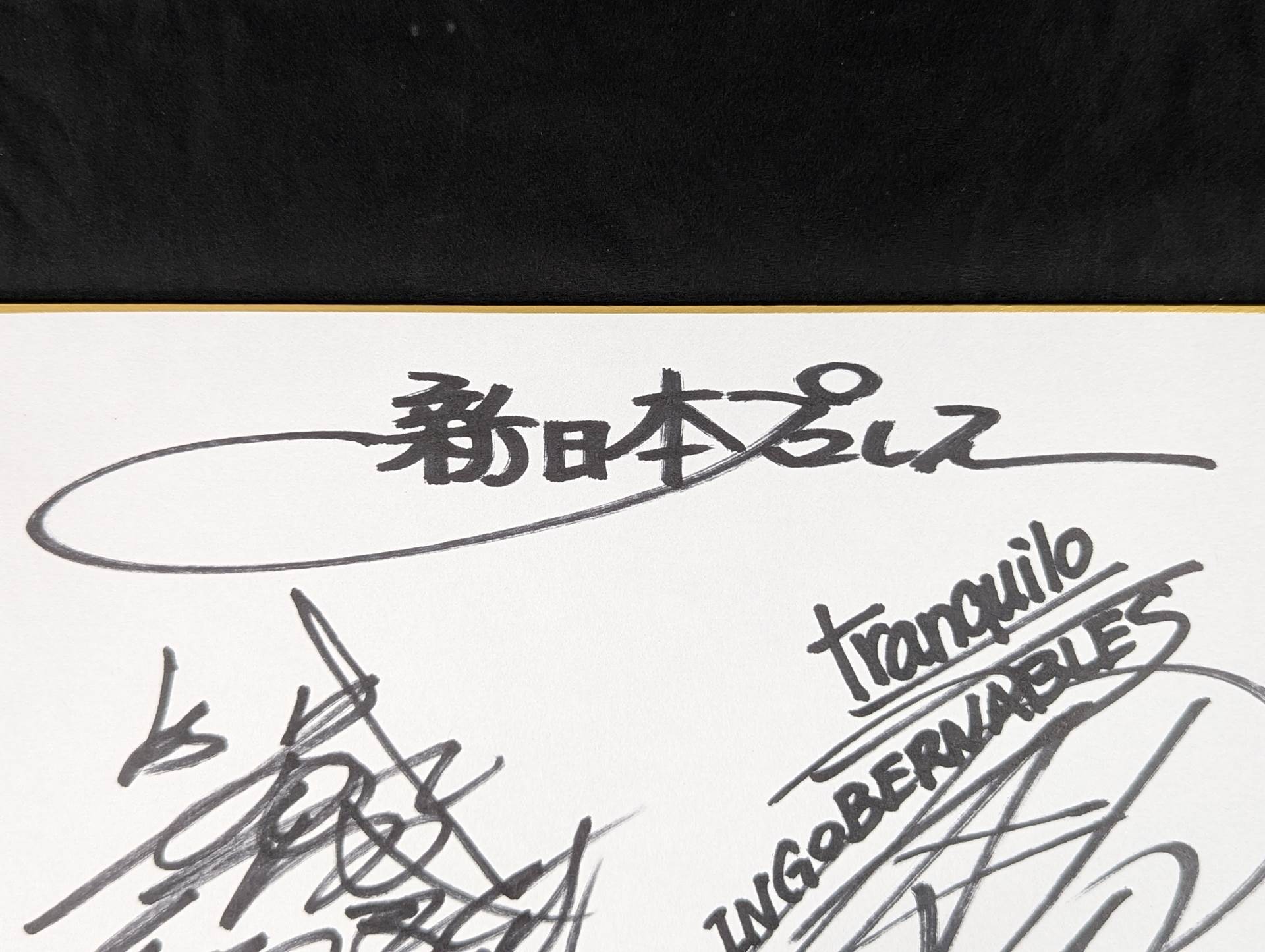 ☆LOS INGOBERNABLES de JAPON☆ 5選手寄せ書き – 闘道館