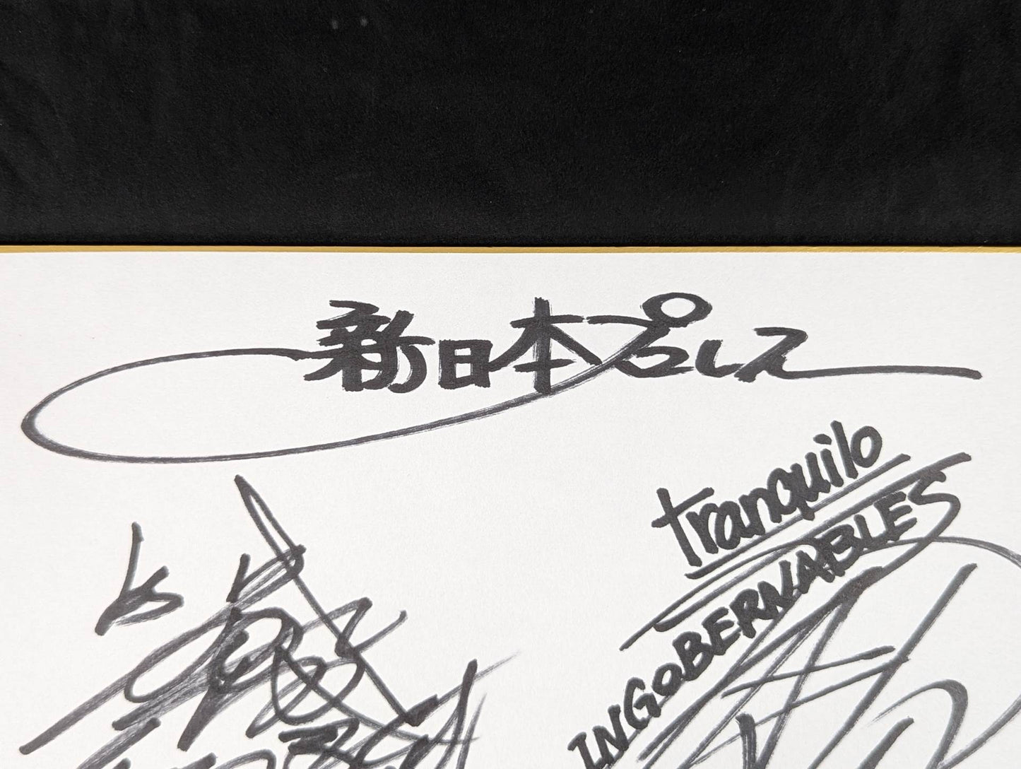 ★LOS INGOBERNABLES de JAPON★ 5選手寄せ書き