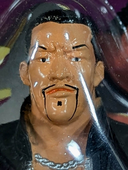 Masahiro Chono  (black gown + sunglasses)