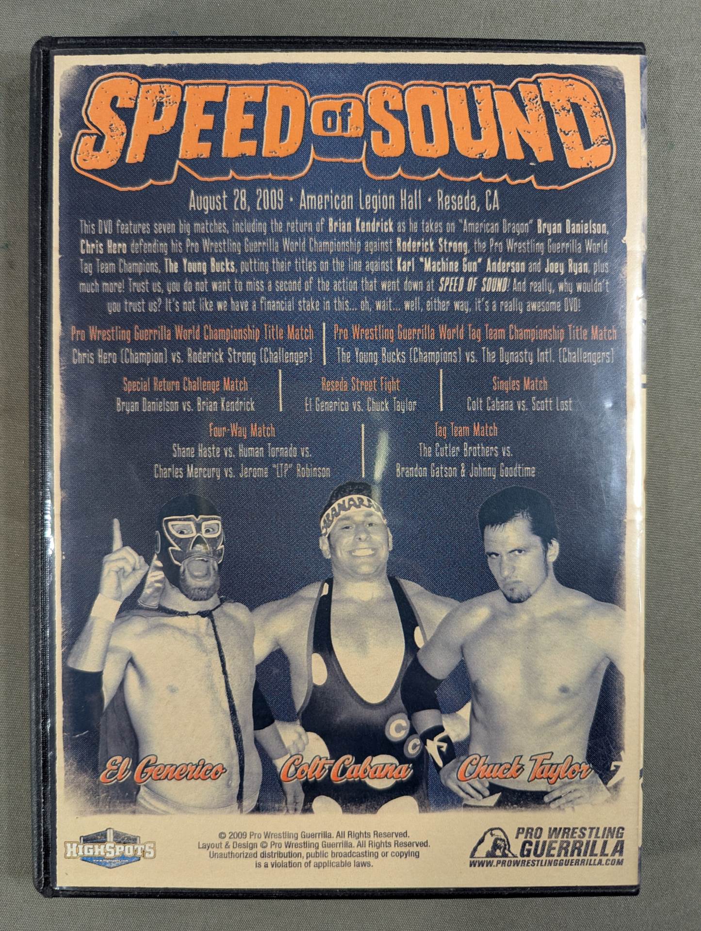 PWG SPEED of SOUND