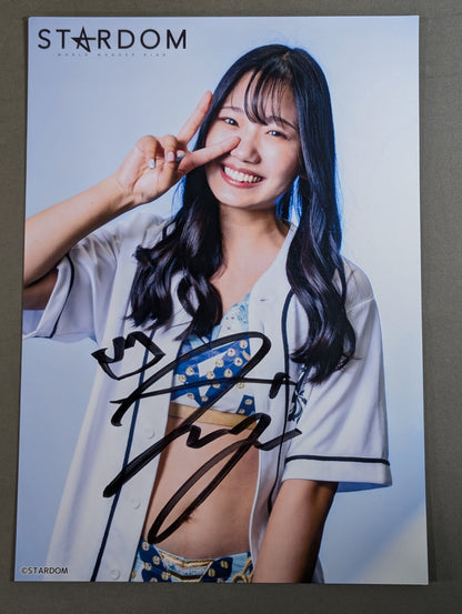 天咲光由 直筆サイン入り スターダムポートレート(I-5)