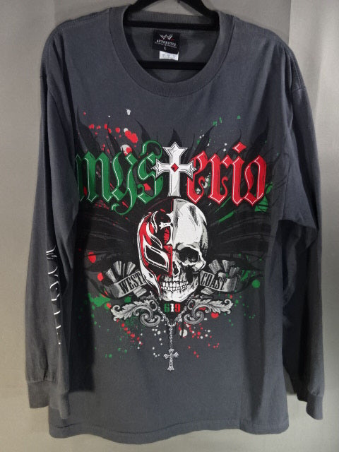 レイ・ミステリオ ロングスリーブTシャツ①(WWE(2007) / グレー)