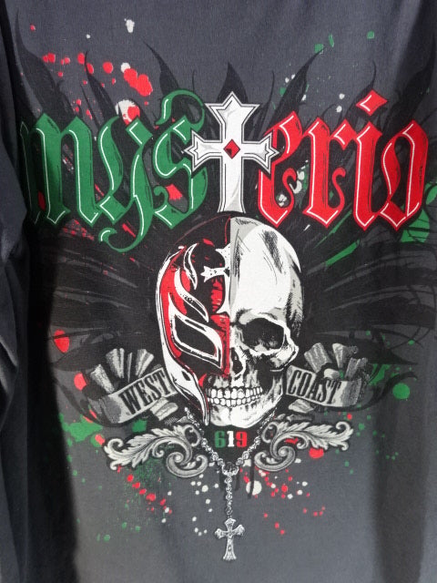 レイ・ミステリオ ロングスリーブTシャツ①(WWE(2007) / グレー)