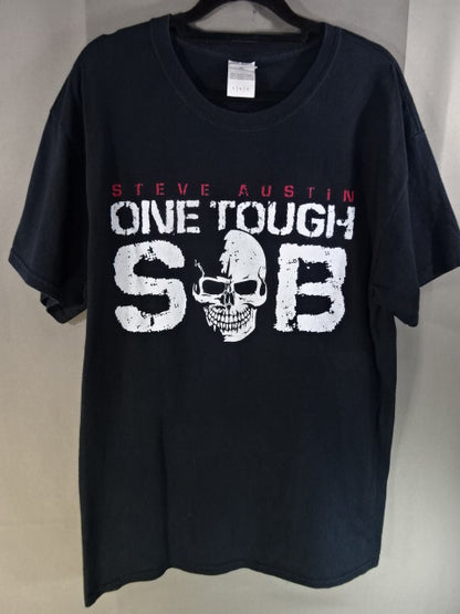 ストーンコールド・スティーブ・オースチン Tシャツ⑧(WWE / ブラック)