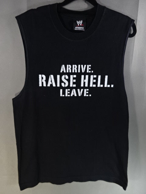 ストーンコールド・スティーブ・オースチン ノースリーブTシャツ②(WWE(2007) / ブラック)