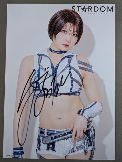 安納サオリ 直筆サイン入り スターダムポートレート(C-5)