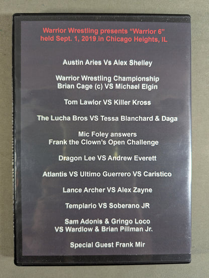 WARRIOR WRESTLING PRESENTS ”WARRIOR SIX”