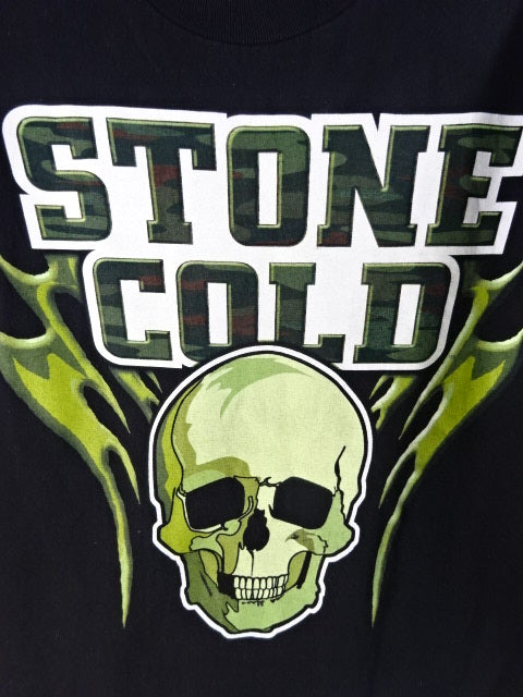 ストーンコールド・スティーブ・オースチン Tシャツ⑩(WWE(2003) / ブラック)