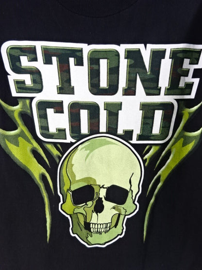 ストーンコールド・スティーブ・オースチン Tシャツ⑩(WWE(2003) / ブラック)