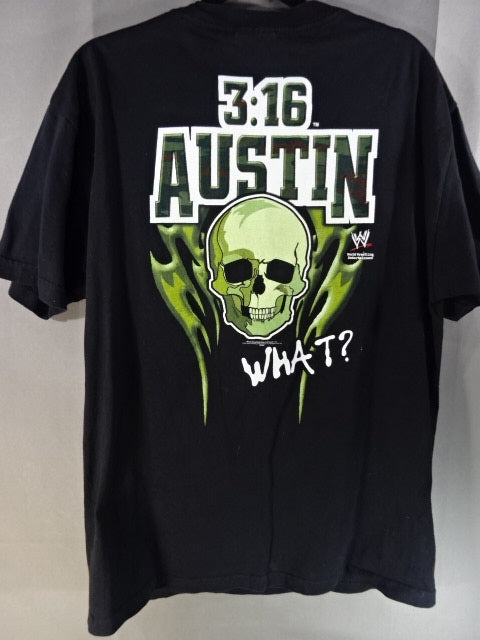 ストーンコールド・スティーブ・オースチン Tシャツ⑩(WWE(2003) / ブラック)