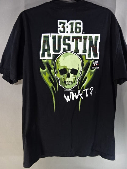 ストーンコールド・スティーブ・オースチン Tシャツ⑩(WWE(2003) / ブラック)