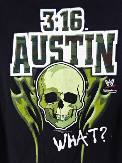 ストーンコールド・スティーブ・オースチン Tシャツ⑩(WWE(2003) / ブラック)